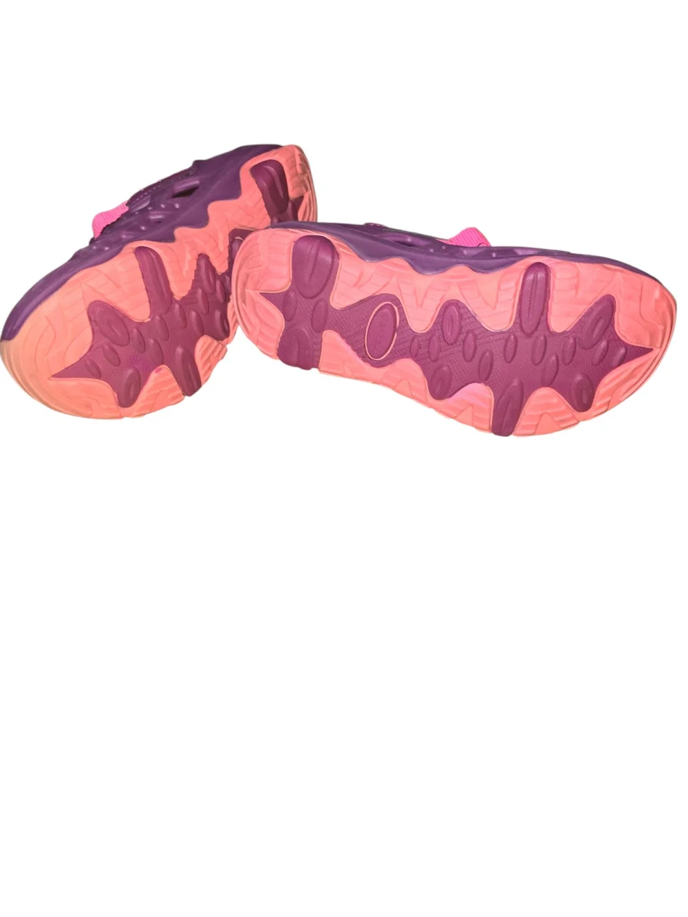 Merrell Purple Kids Water Shoes with Pink Adjustable Strap